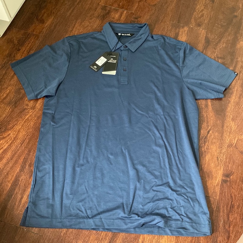 COPY - TravisMathew Bayfront Solid Polo- NWT. Size large